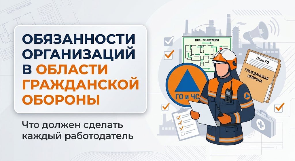 Обязанности организаций в области гражданской обороны: что должен сделать работодатель